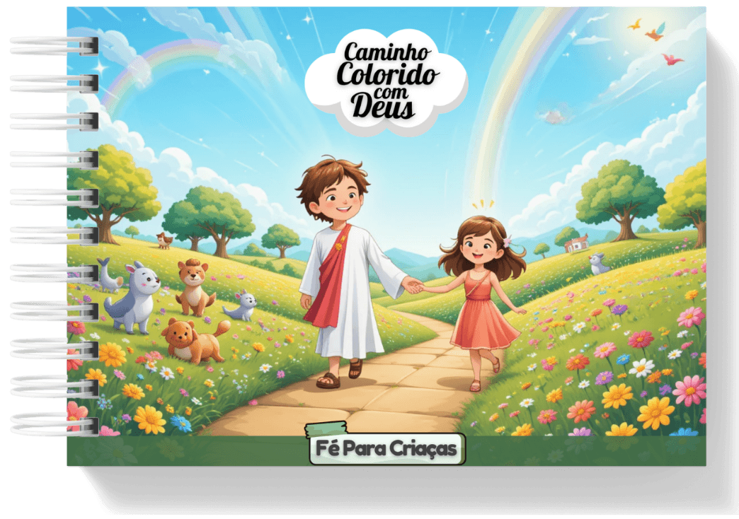 Caminho colorido com Deus